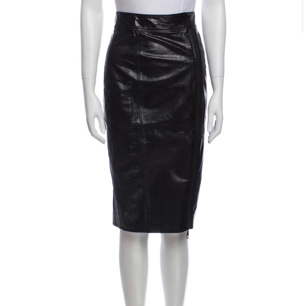 Burberry london Leather Skirt